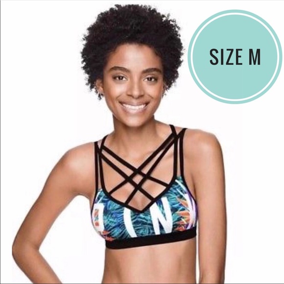 PINK Victoria's Secret Other - VS Pink Ultimate Push Up Sports Bra Tropical